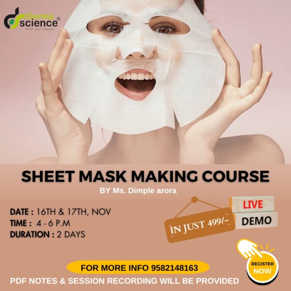 Sheet Mask Making Workshop